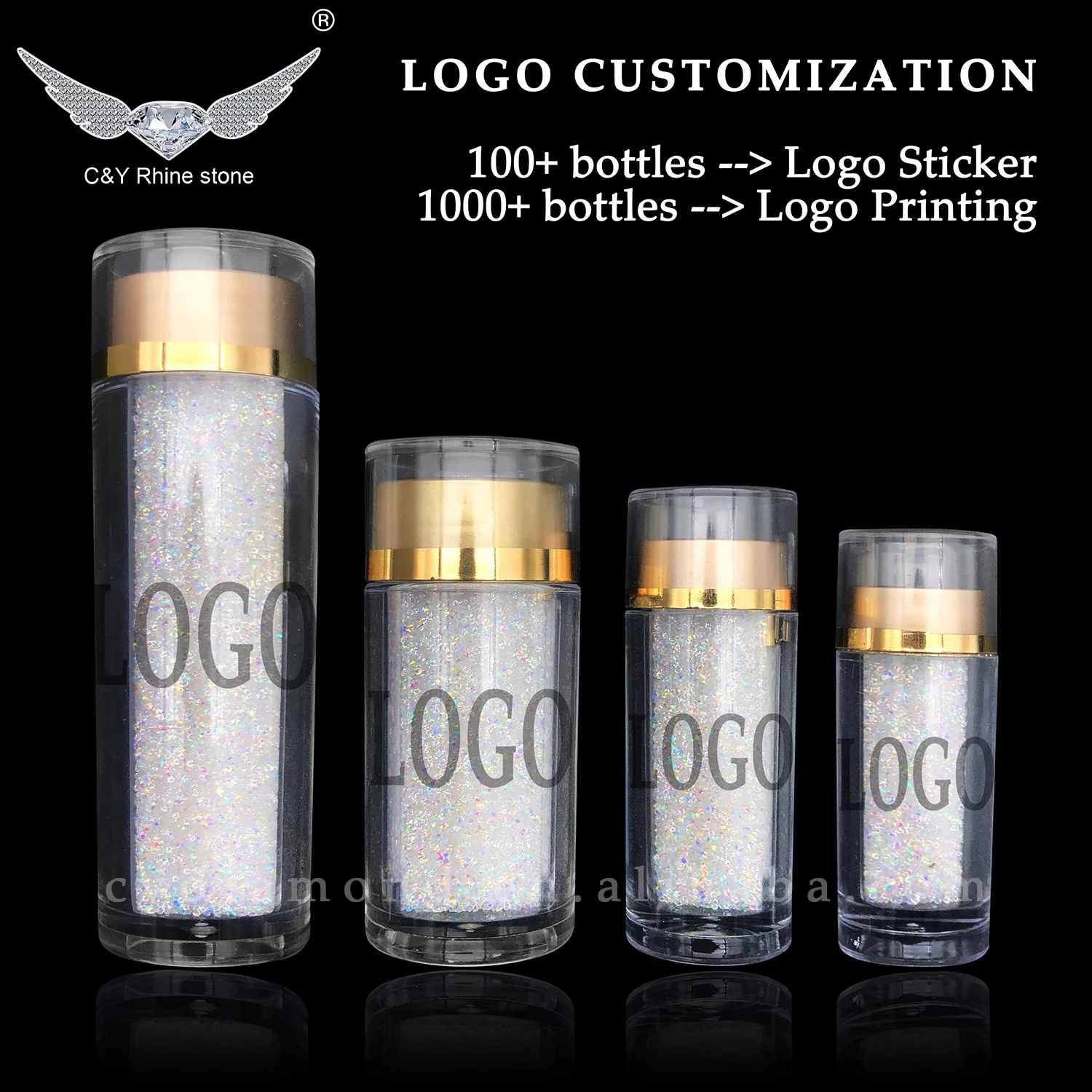 CY 46G Nails Pixie Eif Box Crystal Rhinestones Pointback Strass Glass Diamond Stone Bulk Nail Art