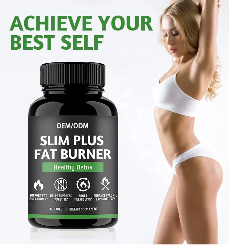 OEM/ODM halal natural herbal weight loss medicine detoxification weight loss fat weight loss capsule tablet slim plus fat burner