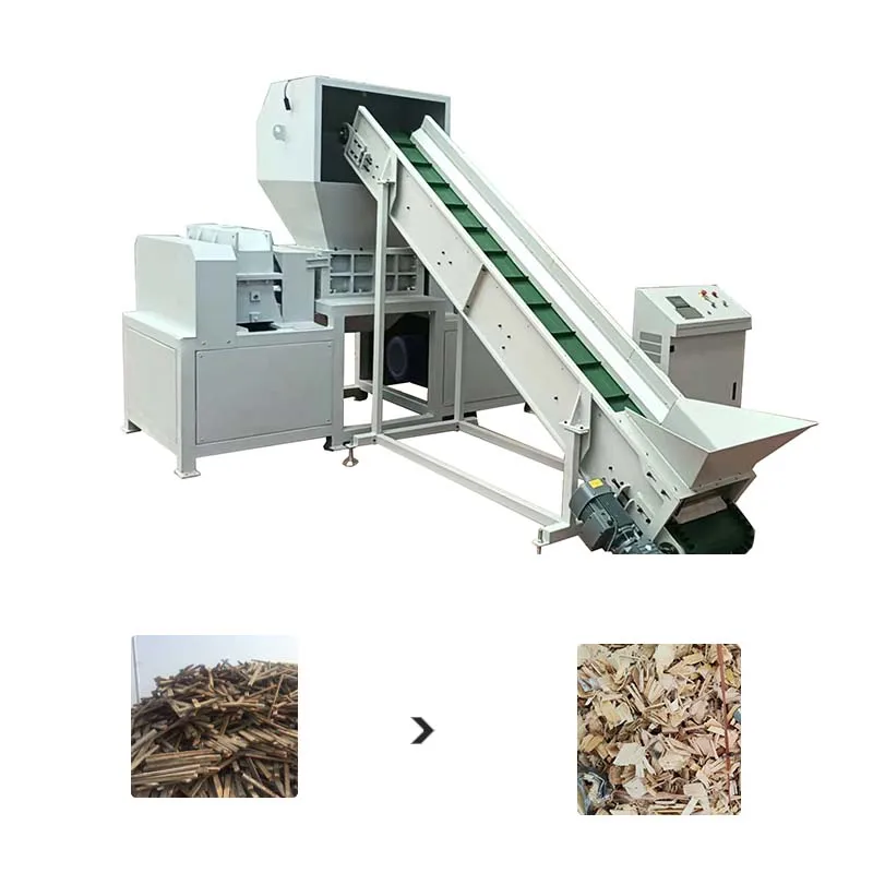 Gator Double Shaft Cardboard Recycling Crinkle Paper Carton Box Cardboard Shredder Machine