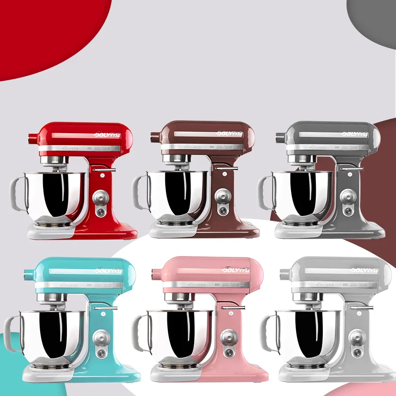 3 in 1 Commercial Electric Cake Food  Egg Whisk Planetary Bread Dough Mixer Machine