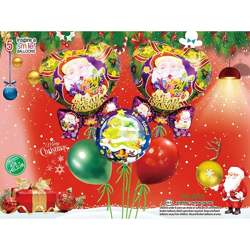 16 inch latex foil balloons christmas christmas balloons helium party decoration