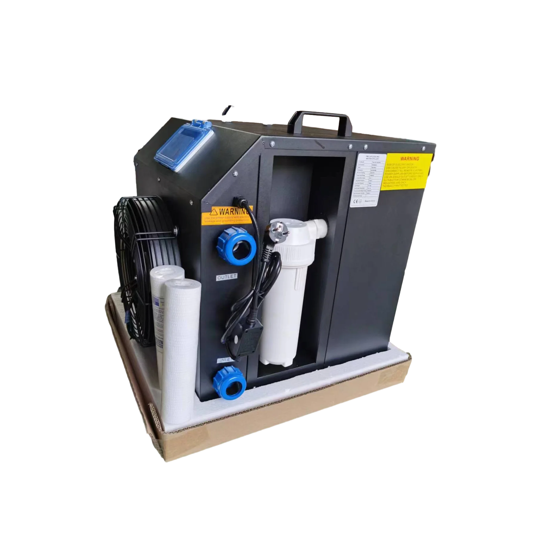 1/2 hp 1HP 2HP 3HP chiller water cooled aquarium cold plunge water ice bath chiller