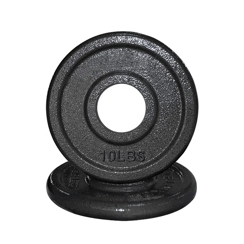 Factory Direct Sale Gym Barbell Dumbbell Plate Weight Lifting Bumper Plates lbs Cast Iron Powerlifting Weight Plate