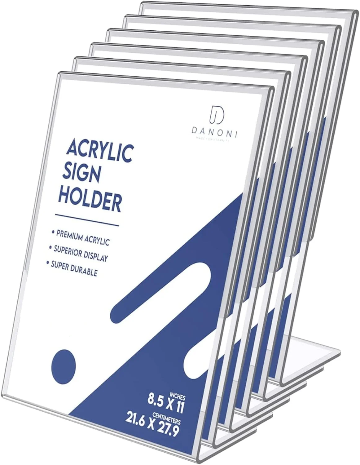 8 5x11 дюймов прозрачный акриловый держатель для вывесок пластиковые подставки меню в ресторане настольного офиса