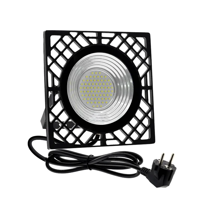 50W LED Flood Light AC220V Black White Shell LED Spotlight IP66 Waterproof LED Street Lamp Landscape Lighting