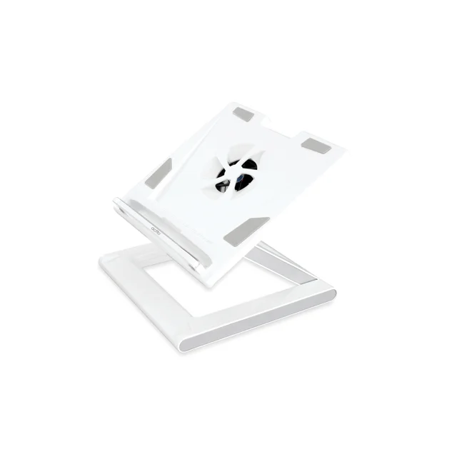 ACTTO Hot on Amazon ultra-Durable Notebook Cooling Stand laptop holder without USB laptop stand with fan  (White)  NBS-07W