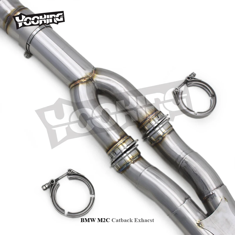 Труба выхлопных глушителей Valvetronic для BMW M2 Competition/M2C/M3/M4 3 0 T F80/F82/F87 2018-2023 система Catback равной длины
