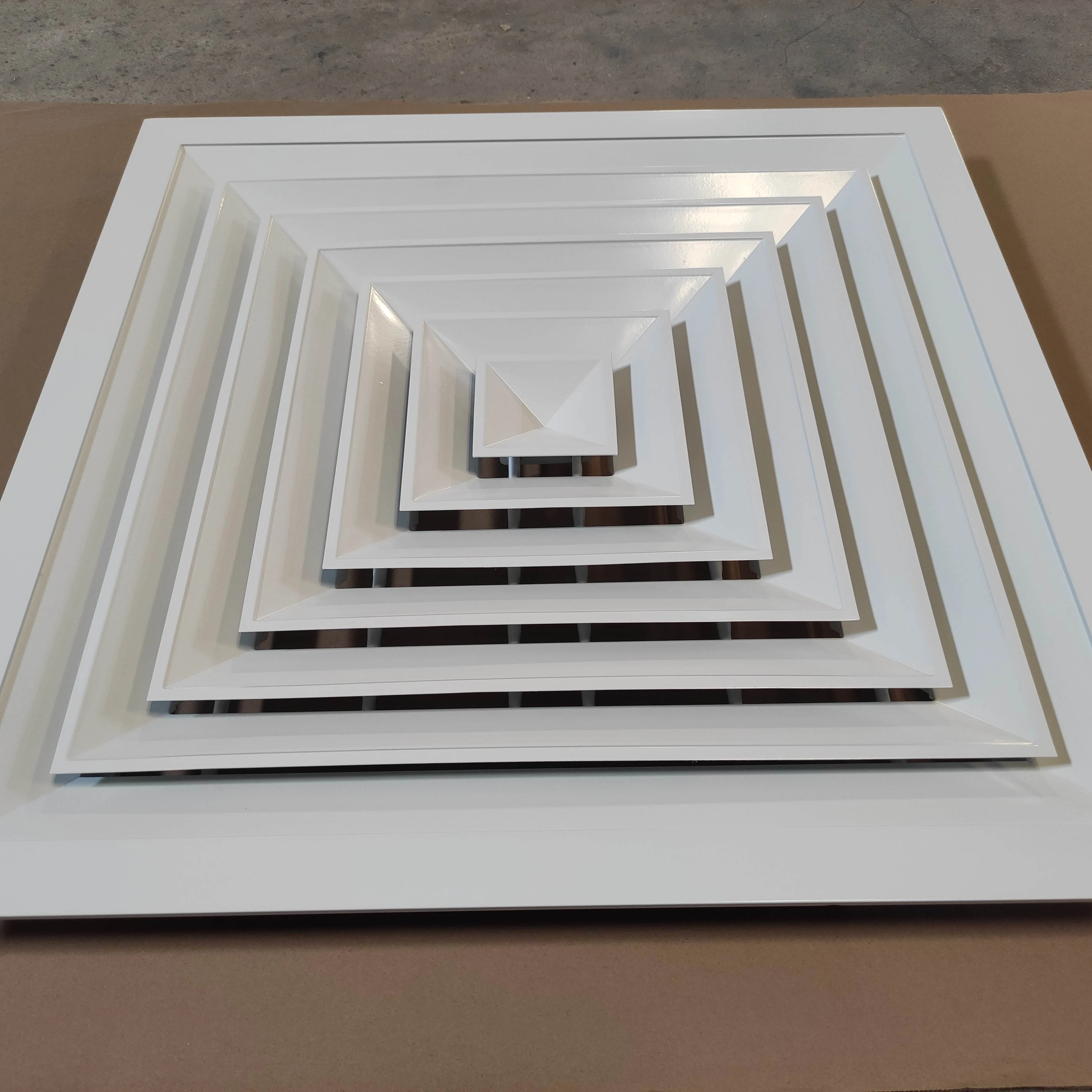cheapest price good quality stamping XYSA-B600 HVAC air conditioning diffuser size ventilation grilles and louvers