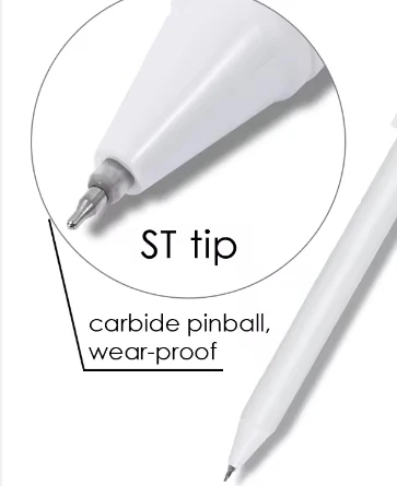 Best quality ST Tip Plastic Office Gel Ink Pen 0.5mm Gel Ink Pen Blue Black Red Color Gel Ink Pen