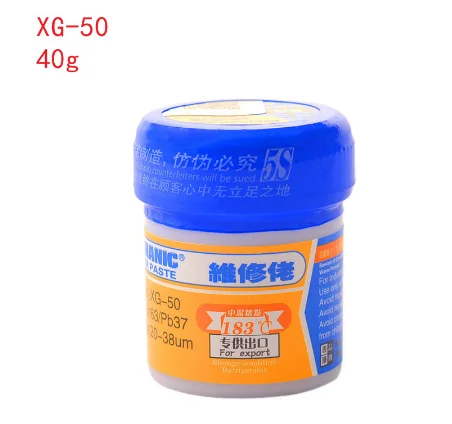 Паяльная паста Flux XG-80 XG-50 XG-30 XG-Z40 паяльного олова Sn63/Pb67 для Hakko 936 TS100 паяльник подключения к печатной платы инструмент ремонта