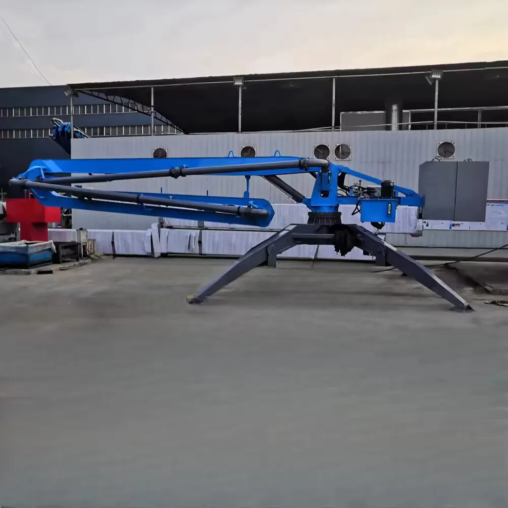 P-095 CE mobile type concrete placing boom with compact structure concrete distributor