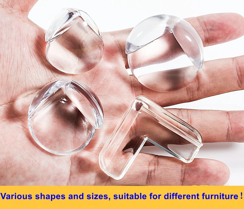 Transparent Anti-collision Angle PVC Pad Child Safety Corner Guard Baby Collision Proof Protector Table Corner Bumper