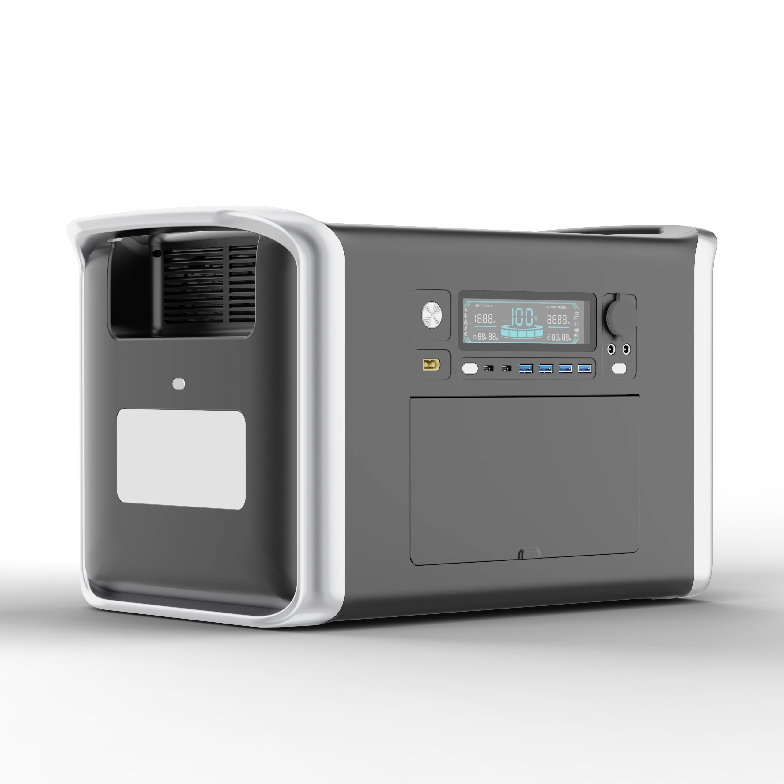Ap2000 High Capacity Power Station Outdoor Activities Lifepo4 Battery Car Charging Energy Storage Power Bank