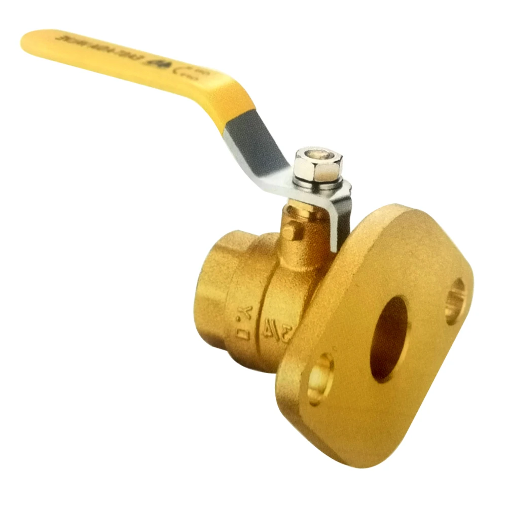 Midline Valve Forged Brass Isolation Ball Valve with Water Shutoff, Flow Control in Pipeline, Sweat Connection