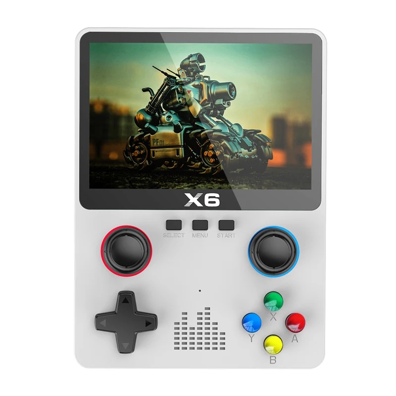 Portable Game Console with 3.5-inch IPS Screen Dual Rocker Games Handheld game player e Gaming Controller Kids Toys Gift