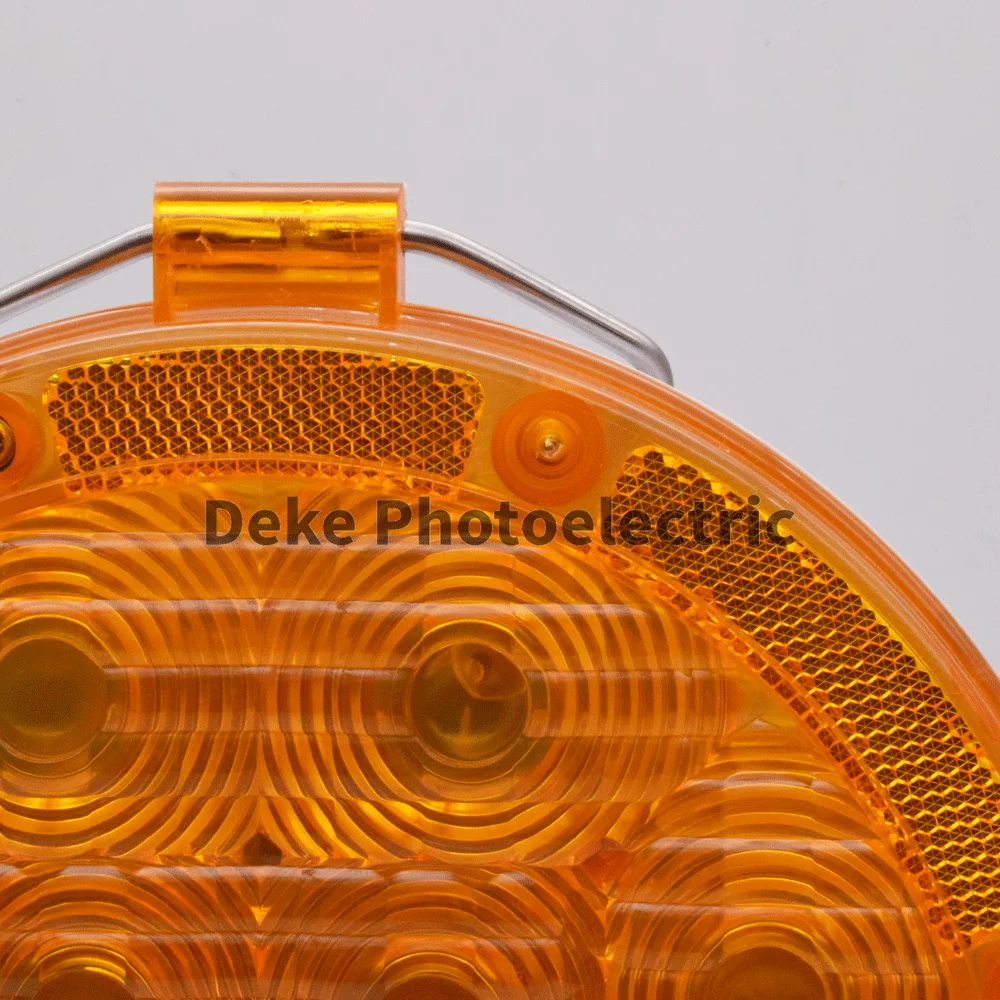 DK high brightness safety traffic warning barricade light road construction led warning light