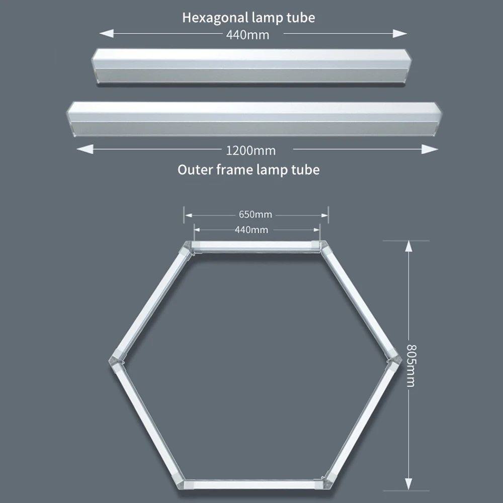 Modern LED Hexagon Pendant Light Honeycomb Lights Combination Splicing LED Hexagonal Hanging Lamp for Office Supermarkets