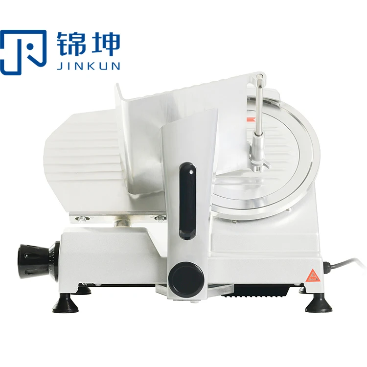 Hot Sale 220 mm Electric Restaurant Semi-automatic Frozen Fish Meat Sausage Cheese Italy Blade Meat Slicer