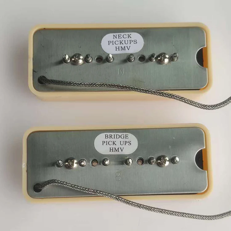 Factory direct price Ivory ceramic magnet traditional single coil P90 soap bar guitar pickup