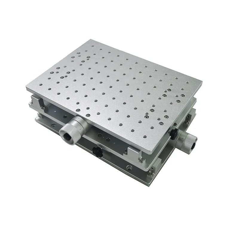 2D workbench xy displacement table manual translation table translation workbench XY workbench X150Y90 For Laser marking machine