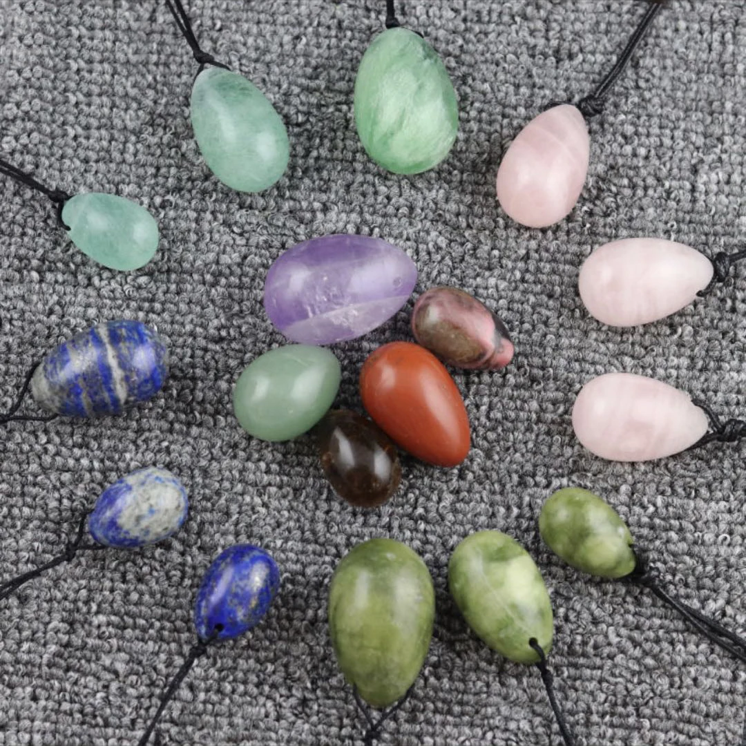100% pure handmade eggs various kind of Crystal Egg natural jade Rose quartz clear quartz red crystal