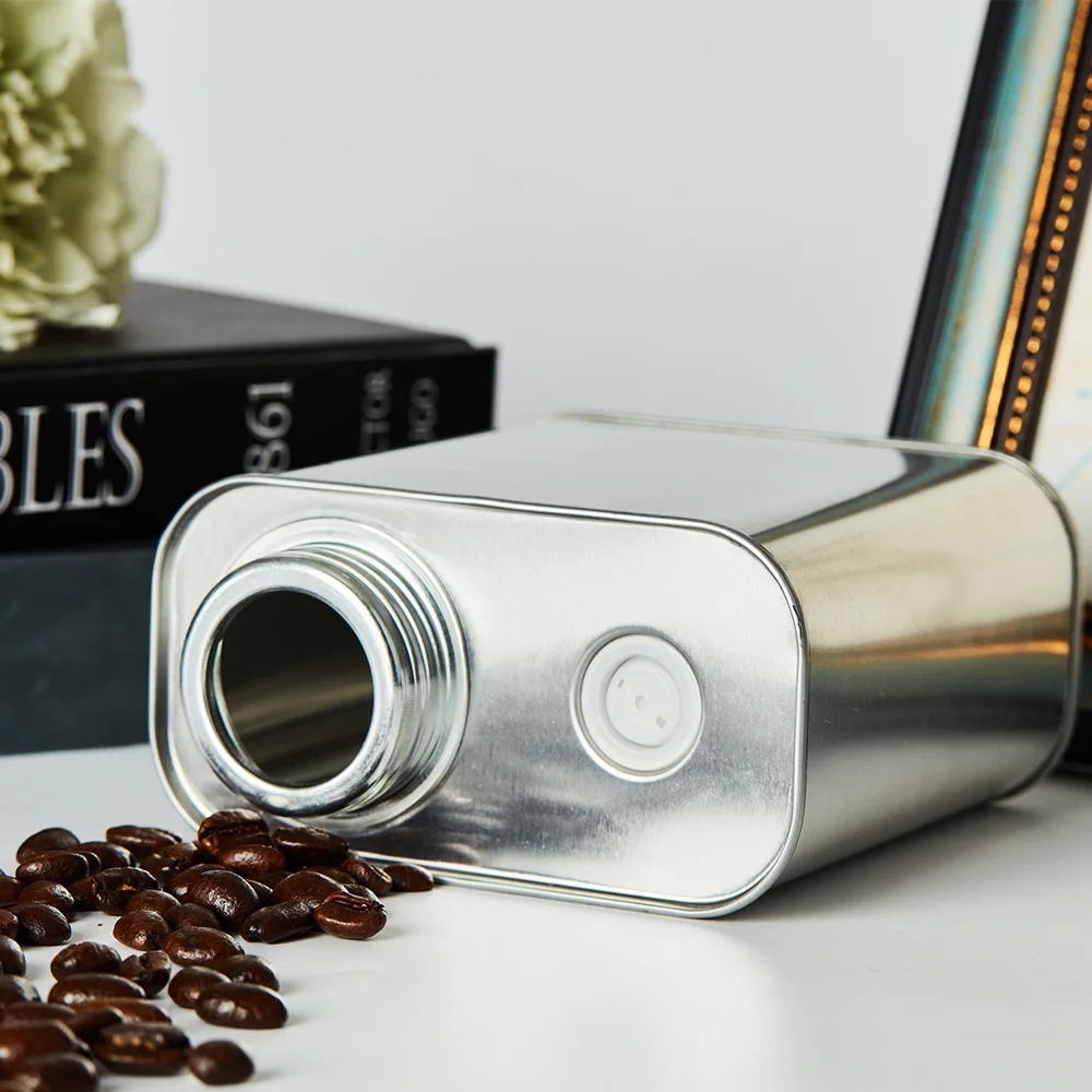 200g Food Grade Metal Tin Can with Degassing Valve Eco-Friendly Snack Sugar Tea Cookie Cake Milk Packaging Storage Custom Logo