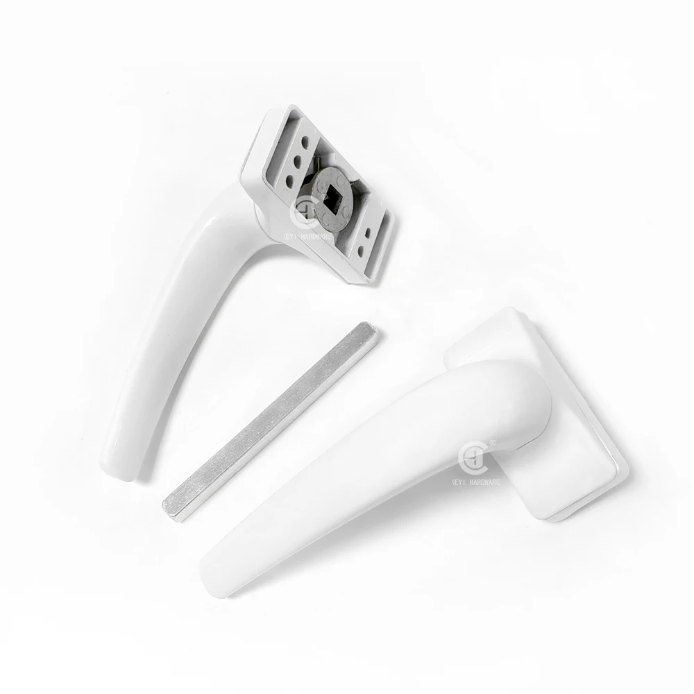 High Quality Modern Design Aluminum Alloy Sliding Swing Glass Lever Door Handles Steel Hardware for Window & Home Apartment Use