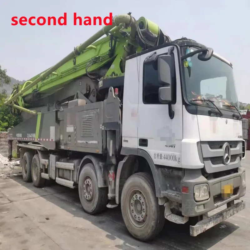2019 Cheap Zoomlion Pump Truck 48m/56m with for  Benz Chassis Used Zoomlion Concrete Pumps Indigent Safety Technology