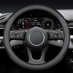 Dedicated for Infiniti Steering Wheel Cover Q50 Q60 Q30 QX60 QX50 QX70 G37 G35 G25 FX35 EX35 M35 Carbon Fiber Auto Accessories