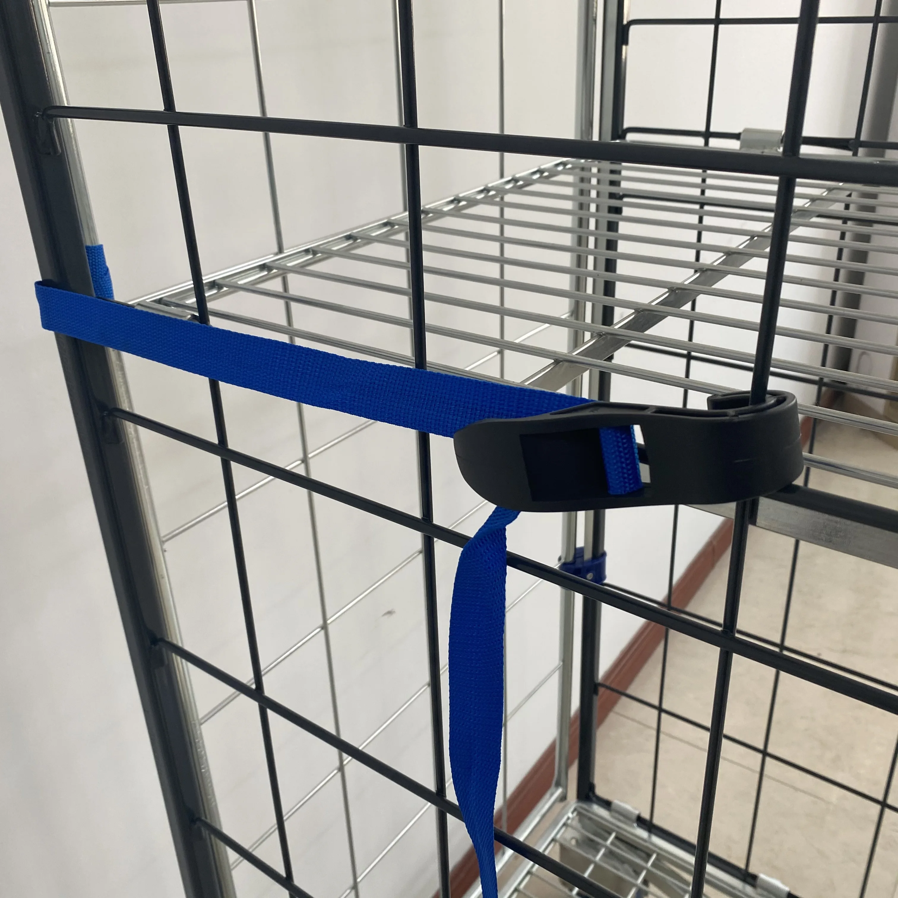 Конструкция безопасности, четырехсторонняя стальная проволока, цинковая Порошковая рулонная клетка для склада