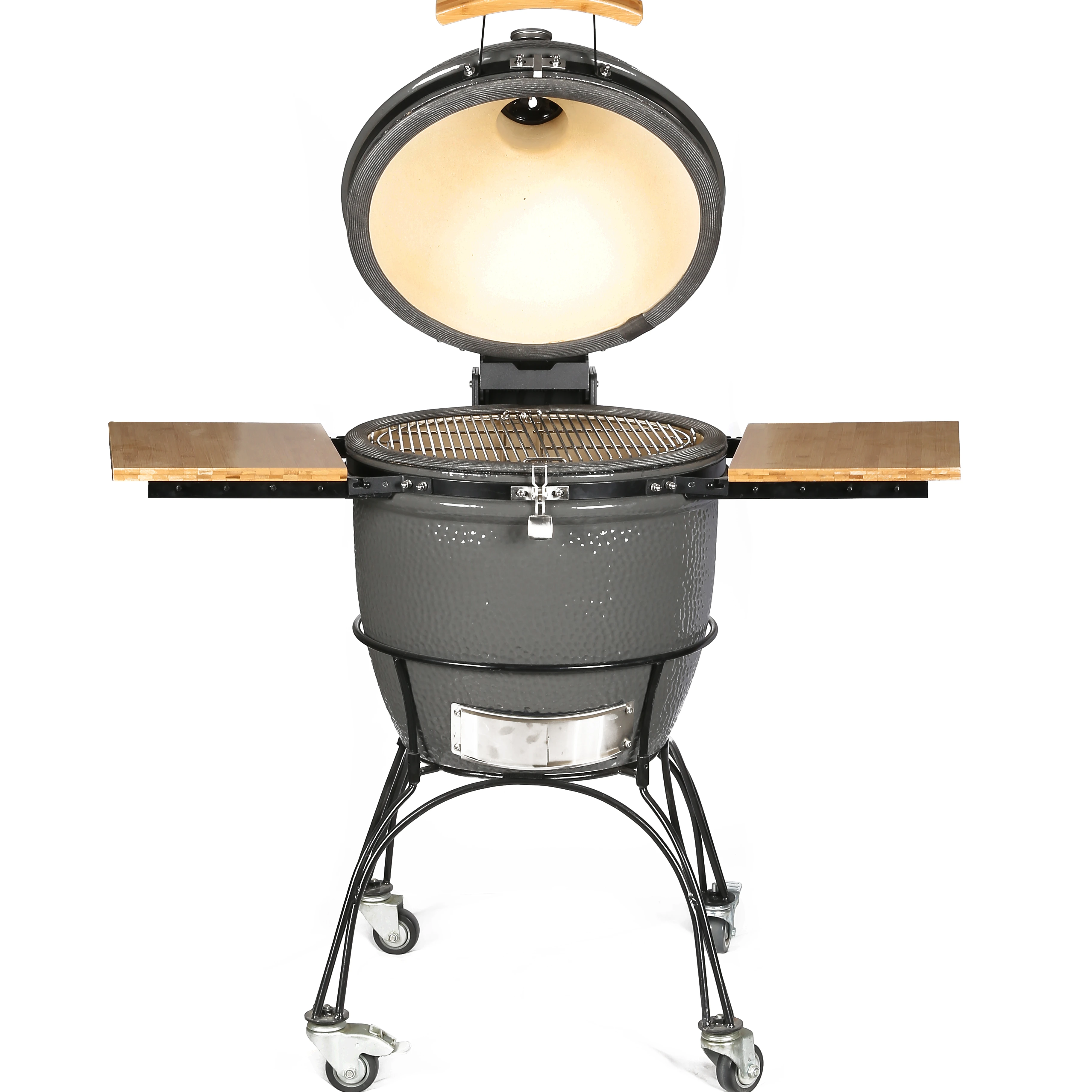 18inch  MCD factory direct supply  new type Garden Ceramic Charcoal Egg BBQ Oven Kamado Grill with fiberglass gasket
