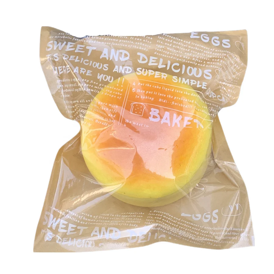 5inch Props Condensed Milk Cream Cheese Fuax New York Chessescake Food Model Dessert Display Soft Plastic Slow Rebound Gift