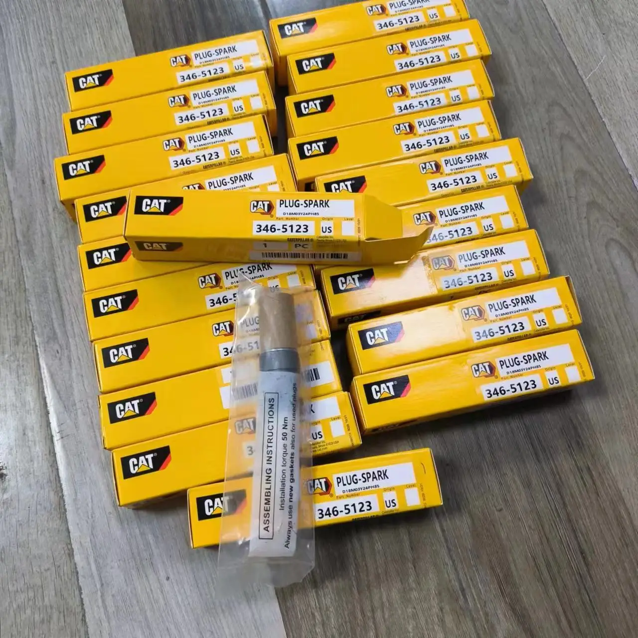 346-5123 3465123 Свеча зажигания подходит для генераторной установки G3516B G3516C G3516E G3520C G3512E новый запас может быть отправлен быстро