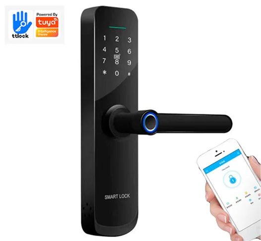 Factory Price Security Smart Fingerprint Gate Lock With WIFI