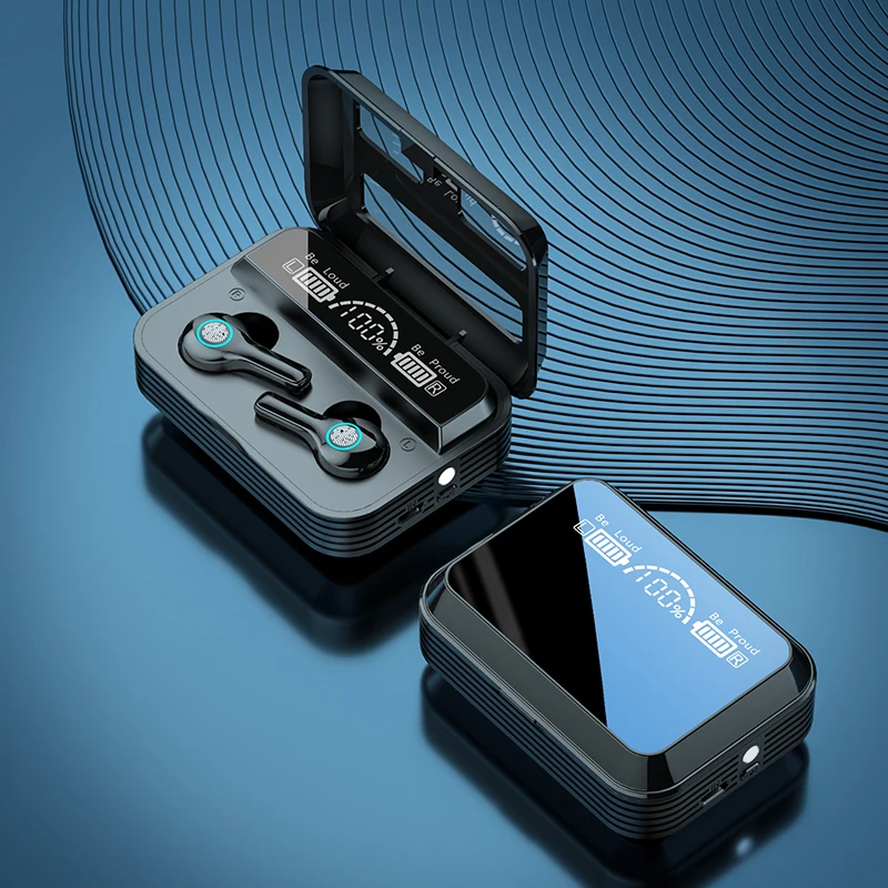  Лидер продаж от производителя наушники R13 TWS с зарядкой hi-fi звук Спортивная гарнитура дисплеем беспроводные