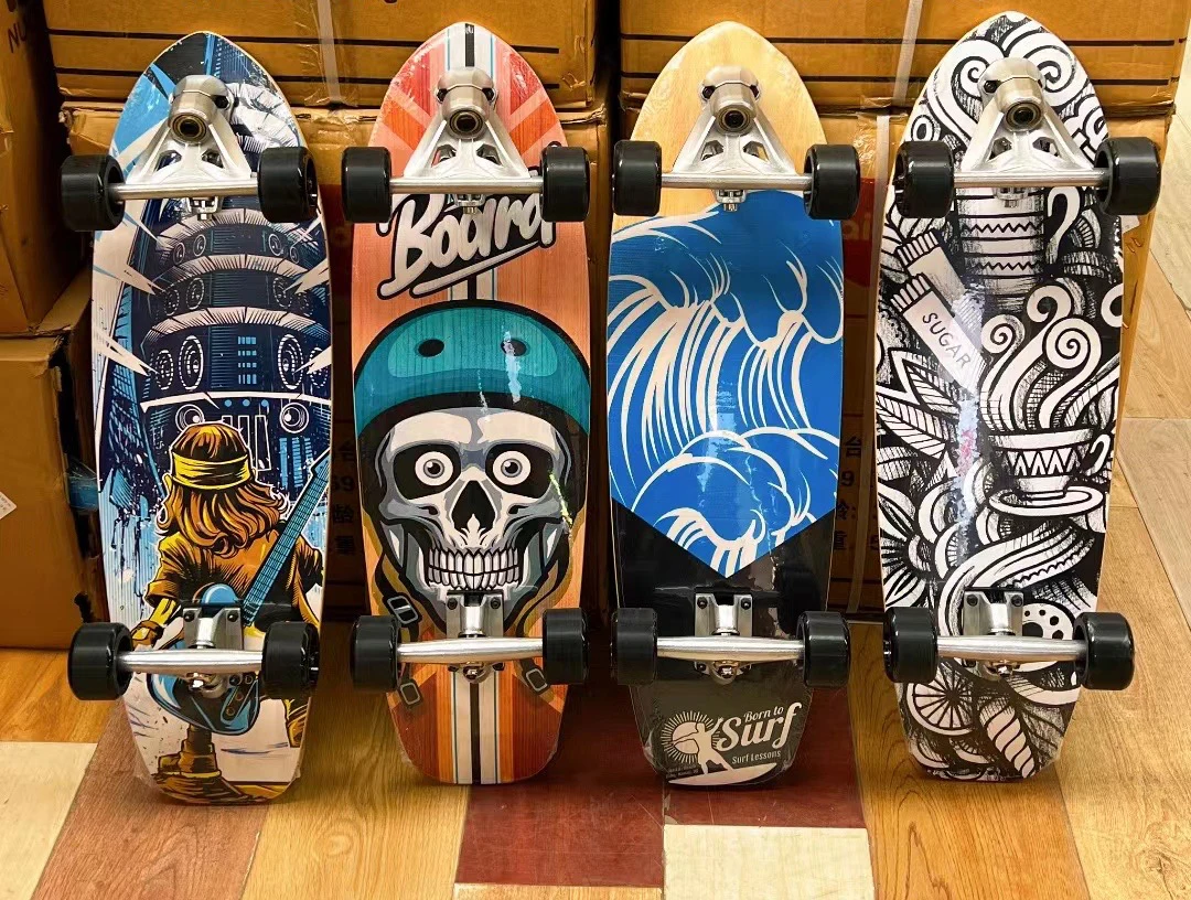 Hot Sell Cruiser Skateboard surf skate 7 Ply Maple CX7 Land surfboard Cruiser