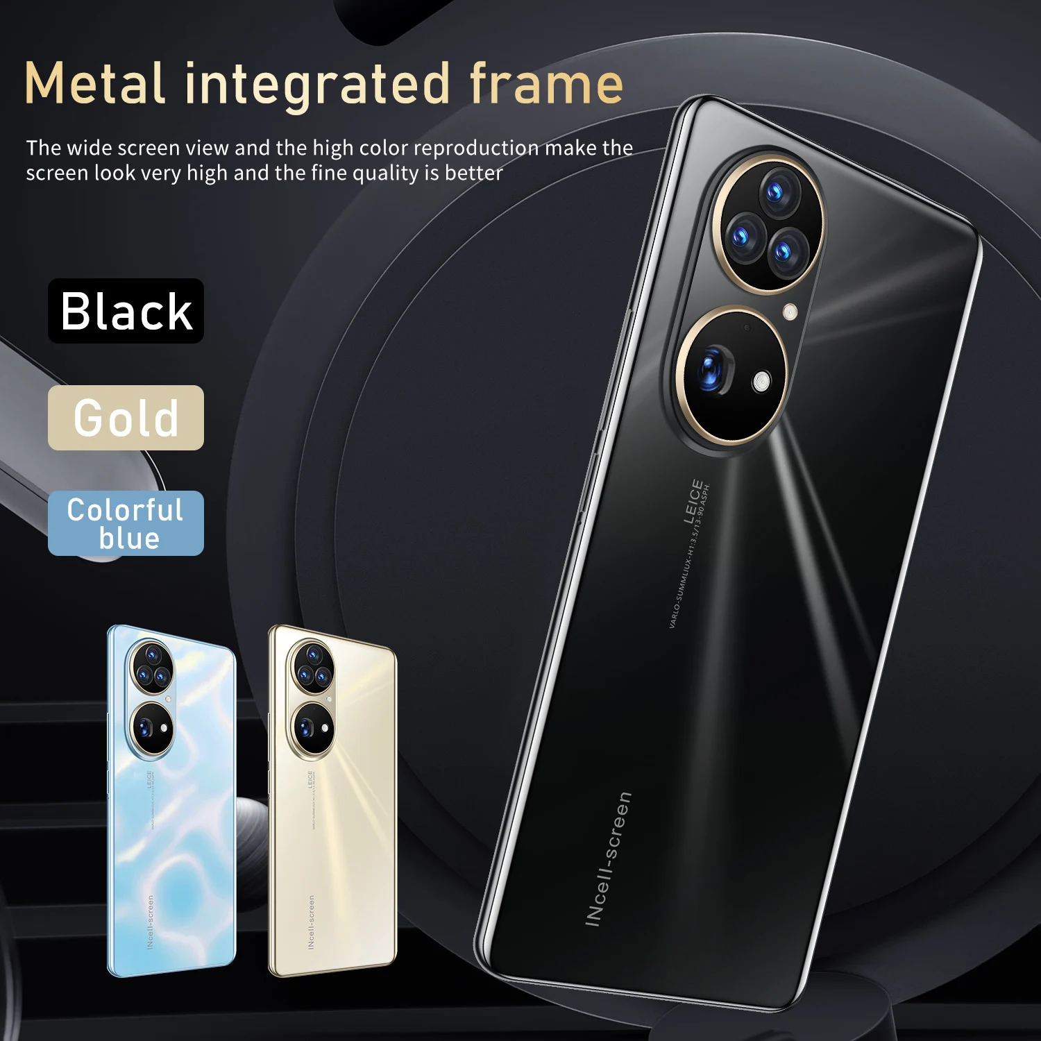 Hot Selling P50 PRO Unlocked 32+64MP 10 Core Dual SIM 16GB+512GB Cheap Smart Phone 7.3 inch Android 10.0 Mobile SmartPhones