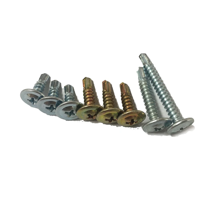 Self Drilling Screw Hex Rubber Washer Metal Roofin Screw China Factory Wholesale RAL Color Painted EPDM Washer