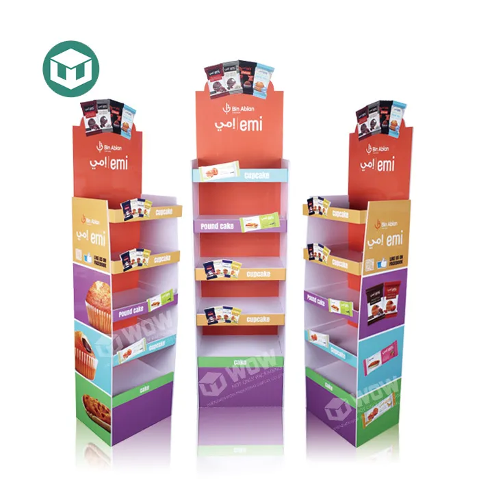Customized PVC Plastic Display for Cupcake Cocacola Plastic Display Stand Retail Candy Display Stands