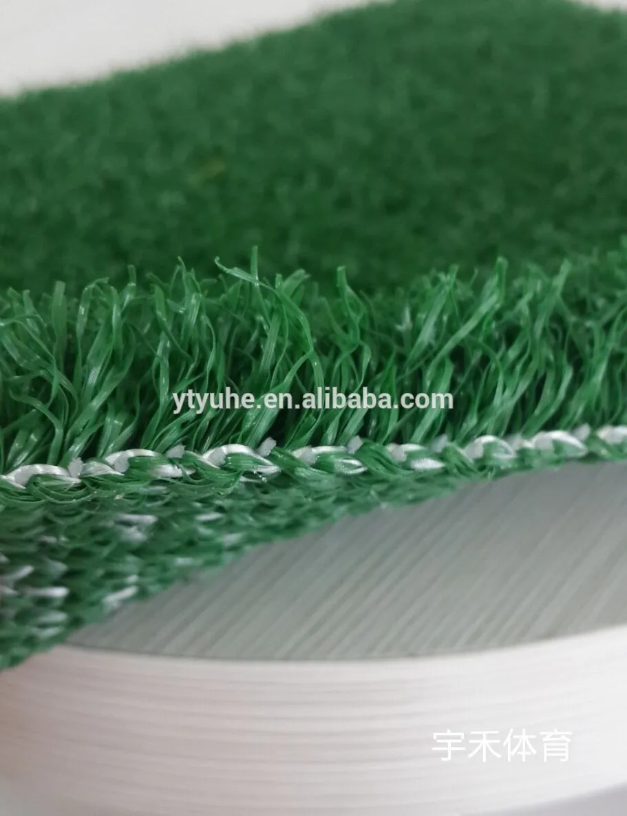 155B high quality golf practice nylon turf mat with 15mm knitted nylon turf 15 foam rubber and 5mm hard rubber