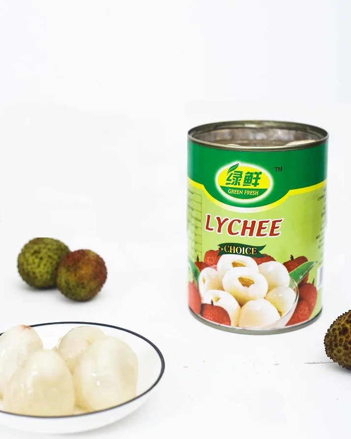Chinese  supplier new season  factory supplier in tin package  canned fruit canned lychee / lichee whole in syrup