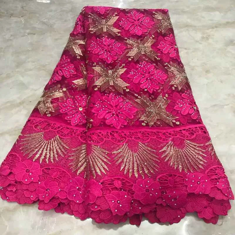 AL2509  nigerian lace fabric 2019 beautiful french lace african lace stones fabric tulle net for women dresses