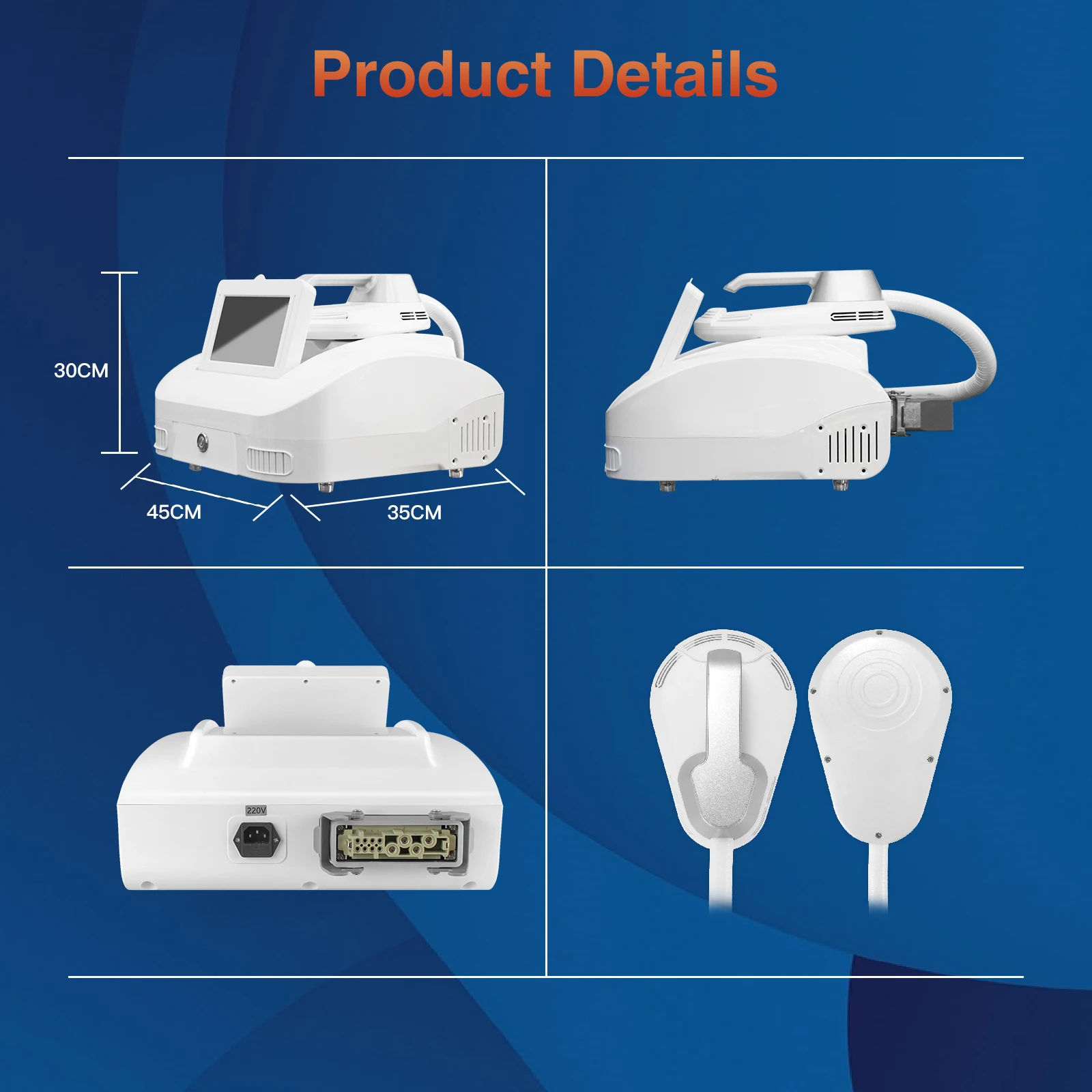 Huanshi Ems Electro Stimulation Machine One Handle Body Sculpting for Fat Burning Portable