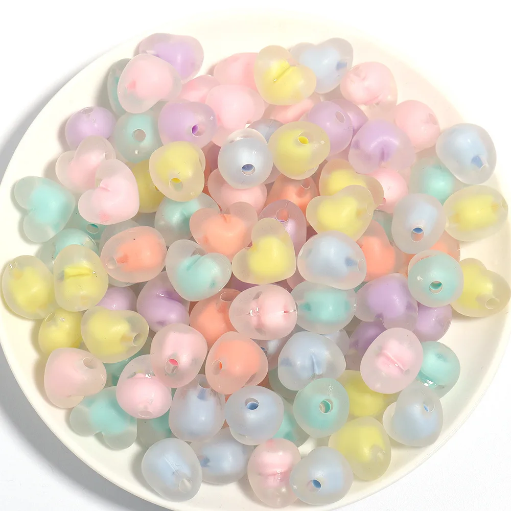 Acrylic Beads 10mm Wholesale Loose Candy love Five Pointed Star Acrylic Plastic Lucite Beads for Jewelry Making
