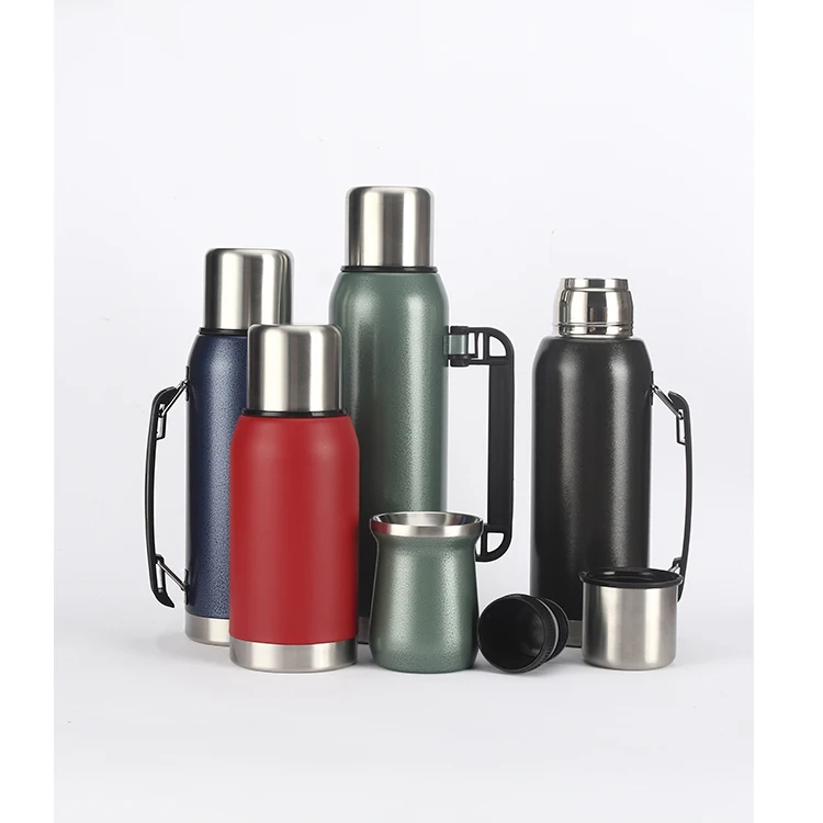 Thermos Vacuum Flask Factory Best Selling 250ml/750ml/1000ml/1300ml Customized Stainless Steel Water Bottle Modern Wall Cup