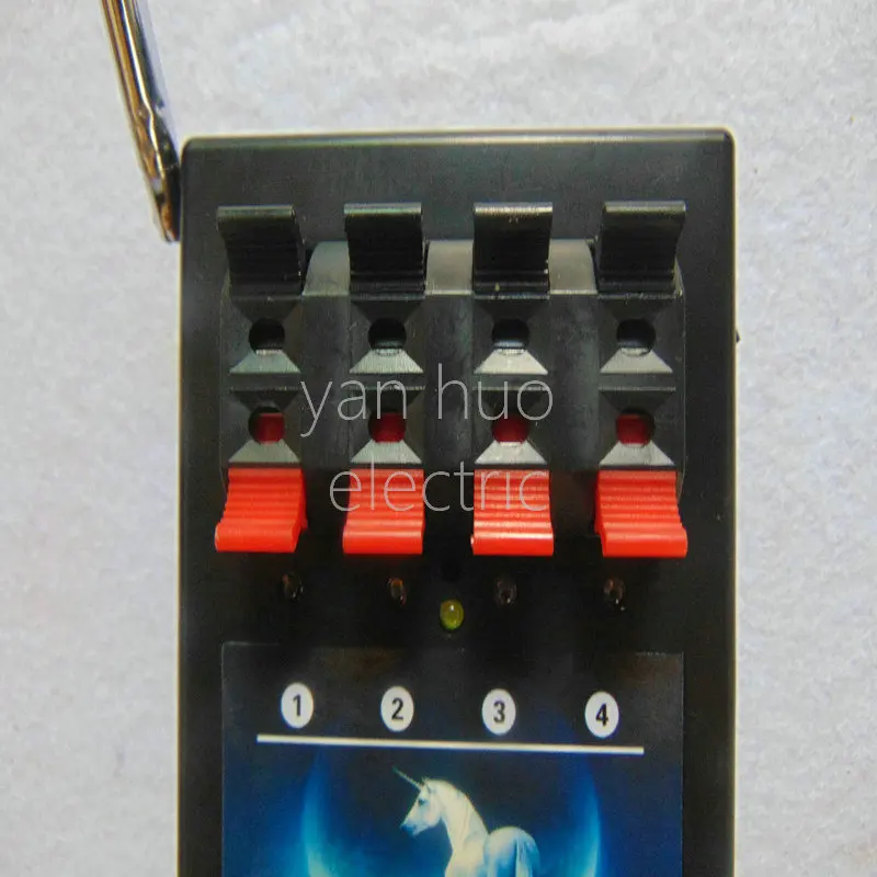 free shipping 12 channel 12 cue rapid fire and salvo fire digital wireless remote control display fireworks firing system with