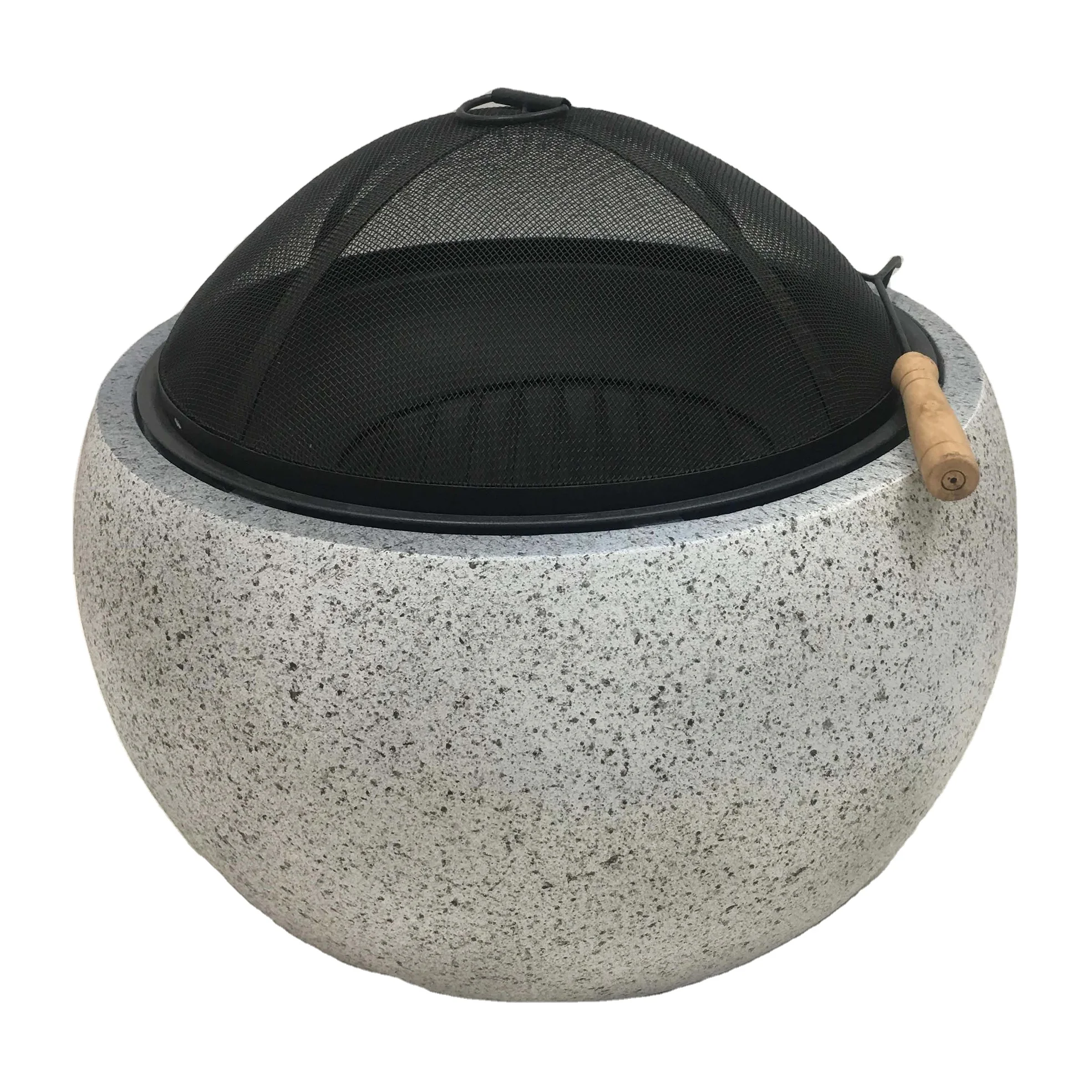 Outdoor Garden Heater Magnesium Oxide Base Fire Bowls Wood Burning Stove Fire Pit with BBQ