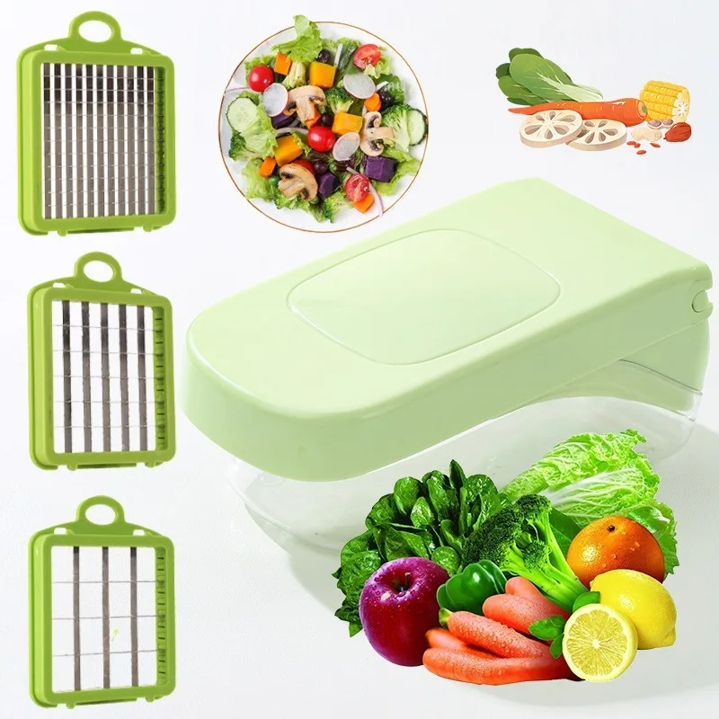 Superior Quality Multi-Function 17 In 1 Steel Kitchen Household Radish Potato Vegetable Chopper Slicer Dicer Cutting Grater