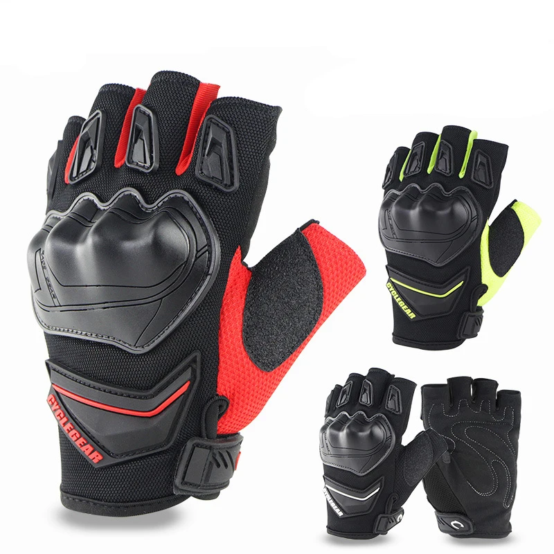 Half Finger Racing Gloves for Work Touch Screen Weightlifting Gloves Wholesale Motocross Sarung Tangan Fighting Gloves