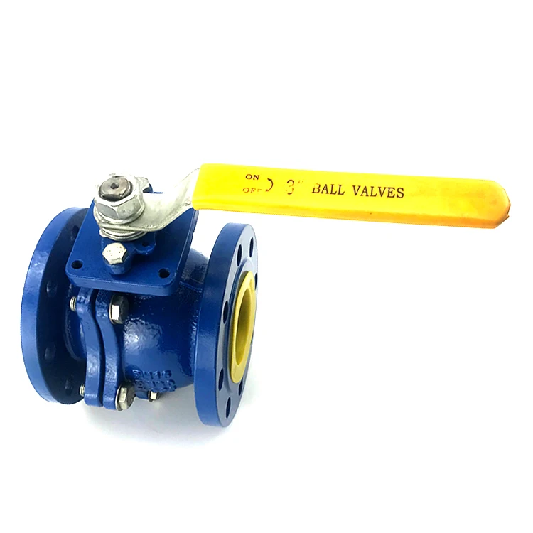 PN16 Manual Casting Ball Valve With Safety Structure Design control valves